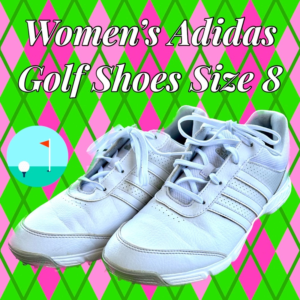 🏌🏼‍♀️Adidas Traxion Golf Shoes⛳️ GREAT Condition ~ Sz: 8
